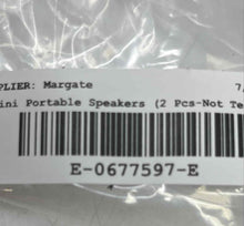 Load image into Gallery viewer, L-218 TF Card Slot Mini Portable Speakers Pocket AM FM Radio 2 Pcs Not Tested