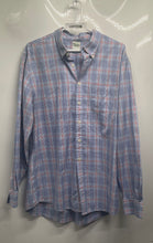 Load image into Gallery viewer, Brooks Brothers Mens Blue Red Plaid Long Sleeve Slim Fit Dress Shirt Size 17-35