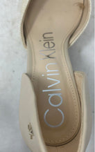Load image into Gallery viewer, Calvin Klein Womens Gloria Beige Leather High Stiletto D'Orsay Heels Size 8M