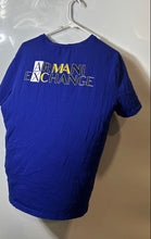 Load image into Gallery viewer, Armani Exchange Mens Blue Cotton Slim Fit Short Sleeve Pullover T-Shirt Size XL