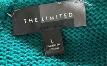 Load image into Gallery viewer, The Limited Womens Green Long Sleeve Knit Fit & Flare Dress Size Large