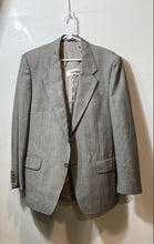 Load image into Gallery viewer, Antonio Baldan Mens Gray Long Sleeve Pockets Two-Button Blazer Size 40
