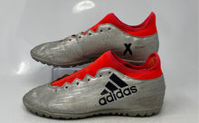Load image into Gallery viewer, Adidas Mens X 16.3 S79575 Gray Orange Low Top Lace-Up Soccer Shoes Size 8.5