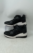 Load image into Gallery viewer, Michael Kors Womens Georgie Black Lace-Up Low Top Sneakers Shoes Size 8 M