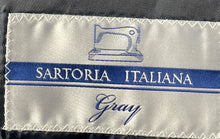 Load image into Gallery viewer, Sartoria Italiana Mens Blue Wool Notch Lapel Pockets Two-Button Blazer Size 48