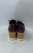 Load image into Gallery viewer, Baldi London Womens Liza Burgundy Leather Lace-Up Platform Derby Shoes Size 7.5