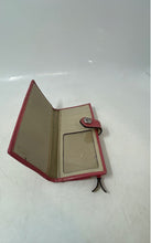 Load image into Gallery viewer, Coach Womens Beige Pink Monogram Print Multi Card Holders Bifold Wallet