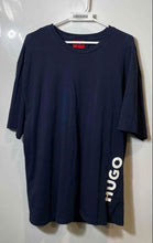 Load image into Gallery viewer, Hugo Boss Mens Blue Organic Cotton Sun Protection Relaxed Fit T-Shirt Size XXL