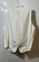 Load image into Gallery viewer, Brandon Michael New York Mens Beige Satin Back Buckle Strap Tuxedo Vest Size XL