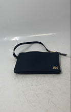 Load image into Gallery viewer, Anne Klein Womens Black Faux Leather Wrist Strap Zipper Wristlet Wallet