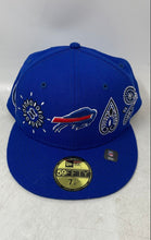 Load image into Gallery viewer, New Era Mens Blue Buffalo Bills Royal Bandana NFL Football Cap Size 7 1/4