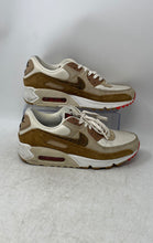 Load image into Gallery viewer, Nike Womens Air Max 90 SE DX9502-100 Brown Lace-Up Sneaker Shoes Size 7.5