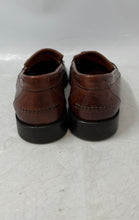 Load image into Gallery viewer, Diego Bellini Mens Brown Leather Tassel Round Toe Slip-On Loafer Shoes Size 42