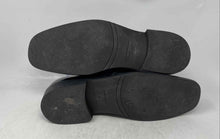 Load image into Gallery viewer, Aston Grey Mens Black Leather Lace-Up Low Top Derby Dress Shoes Size 11
