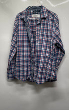 Load image into Gallery viewer, Nautica Mens Multicolor Plaid Print Classic-Fit Stretch Button-Up Shirt Size L