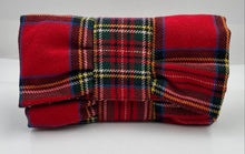 Load image into Gallery viewer, Authentic Furla Womens Multicolor Plaid Inner Pockets Clutch Purse Stained