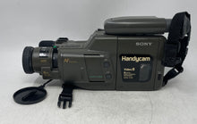 Load image into Gallery viewer, Sony Handycam Model CCD-F34 Gray Video8 Autofocus Handheld Camcorder Not Tested