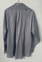 Load image into Gallery viewer, Van Heusen Mens Gray Easy Care Long Sleeve Collared Dress Shirt Size 18 34/35