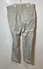 Load image into Gallery viewer, Perry Ellis Mens Gray Flat Front Pockets Slim Fit Stretch Chino Pants Size 38x32
