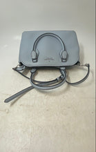 Load image into Gallery viewer, Kate Spade Womens Darcy Light Blue Grain Leather Zip Top Satchel Handbag