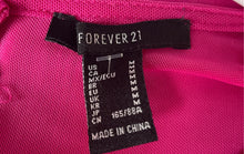 Load image into Gallery viewer, Forever 21 Womens Pink Long Sleeve Cross-Front Cropped Blouse Top Size M