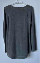 Load image into Gallery viewer, INC International Concepts Womens Dark Gray Size-Zip Knit Tunic Sweater Size S