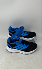 Load image into Gallery viewer, Adidas Boys Runfalcon 5 JP9399 Black Blue Lace-Up Running Shoes Size 13 1/2 K