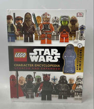 Load image into Gallery viewer, Dorling Kindersley Lego Star Wars Character Encyclopedia Book Missing Figurines