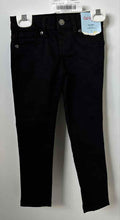 Load image into Gallery viewer, Cat & Jack Girls Black Denim Dark Wash Mid-Rise Skinny Leg Jeans Size 4 With Tag
