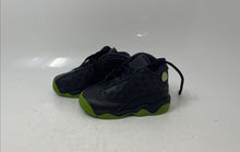 Load image into Gallery viewer, Nike Kids Air Jordan 13 Retro Black Leather Lace-Up Sneaker Shoes Size 6C