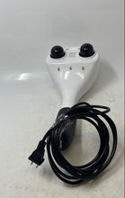 Load image into Gallery viewer, Viktor Jurgen White Handheld Dual Head Multispeed Massager Untested