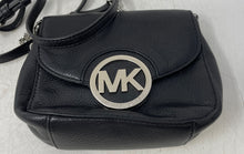 Load image into Gallery viewer, Michael Kors Womens Fulton Black Leather Adjustable Strap Crossbody Bag