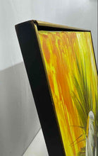 Load image into Gallery viewer, Framed Wall Decor Art Yellow White Flowers Oil Painting On Canvas By Le Mark