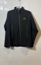 Load image into Gallery viewer, The North Face Mens Black Long Sleeve Pockets Full-Zip Fleece Jacket Size Medium