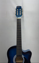 Load image into Gallery viewer, Freedom CG330C Blue Burst 3/4 Classical Acoustic Guitar With Gig Bag