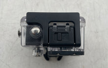 Load image into Gallery viewer, Black HD 1080P Waterproof Action Camera In Clear Protective Housing Case