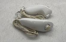 Load image into Gallery viewer, Lot Of 2 Pcs Nintendo Wii White Video Gaming Nunchuk Controller Untested