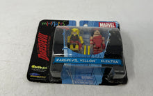 Load image into Gallery viewer, Set Of 2 Pcs Minimates Multicolor Marvel Daredevil Yellow & Elektra Figurines