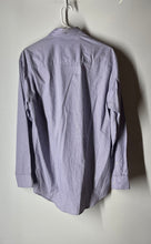 Load image into Gallery viewer, Alfani Mens Purple Geometric Collared Regular Fit Dress Shirt Sz S 14-14.5 32-33