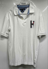 Load image into Gallery viewer, Tommy Hilfiger Mens White Short Sleeve Collared Custom Fit Polo Shirt Size XL