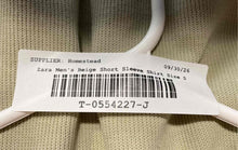 Load image into Gallery viewer, Zara Mens Beige Short Sleeve Crew Neck Regular Fit Pullover T-Shirt Size S