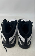 Load image into Gallery viewer, Shaq Mens Full Press White Black Leather Lace-Up Mid Top Basketball Shoes 8.5M