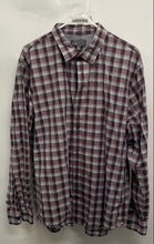 Load image into Gallery viewer, Vince Mens Multicolor Plaid Cotton Long Sleeve Collared Button-Up Shirt Size XL