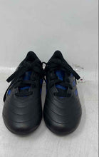 Load image into Gallery viewer, Adidas Kids Goletto VIII Firm Ground Black Blue Soccer Cleats Size 11K