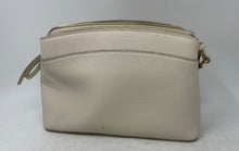 Load image into Gallery viewer, Nanette Lepore Womens Beige Pebbled Leather Adjustable Strap Crossbody Handbag
