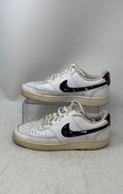 Load image into Gallery viewer, Nike Womens Court Vision Low DM8079-100 White Black Sneaker Shoes Size 8