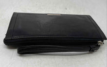 Load image into Gallery viewer, Fossil Womens Black Genuine Leather External Zip Single Strap Wristlet Wallet