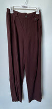 Load image into Gallery viewer, A New Day Womens Dark Red Pleated Front Wide-Leg Dress Pants Size 2 With Tag