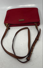 Load image into Gallery viewer, Authentic Lauren Ralph Lauren Womens Red Shoulder Crossbody Handbag