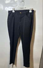 Load image into Gallery viewer, Michael Kors Womens Black With White Dots Print Pockets Ankle Pants Size S